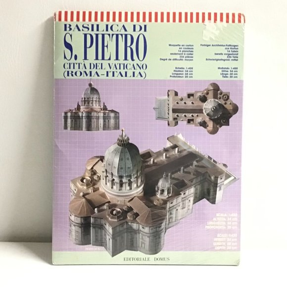 Basilica Di Pietro Roma-Italia.  Domus kit. scale:1-430 - Picture 2 of 2